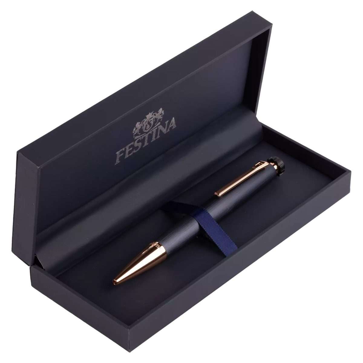 Penna a sfera Festina cromata Blu satinato e oro rosa FWS4103/N - immagine 3